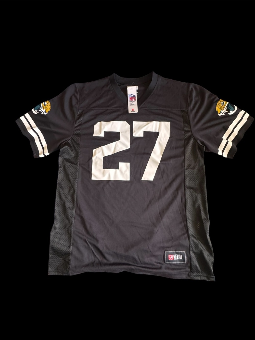 New Leonard fournette NFL Men's Black #27 Football Jersey large